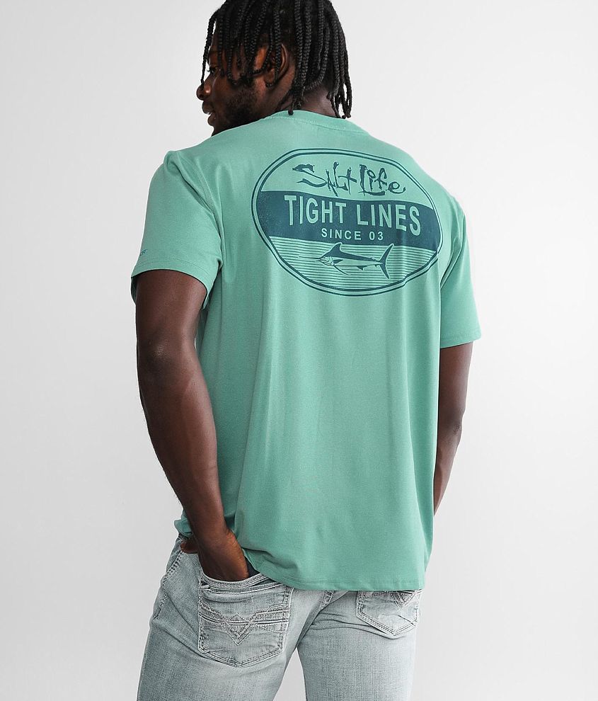 Salt Life Tight Lines Performance T-Shirt - Men's Activewear in