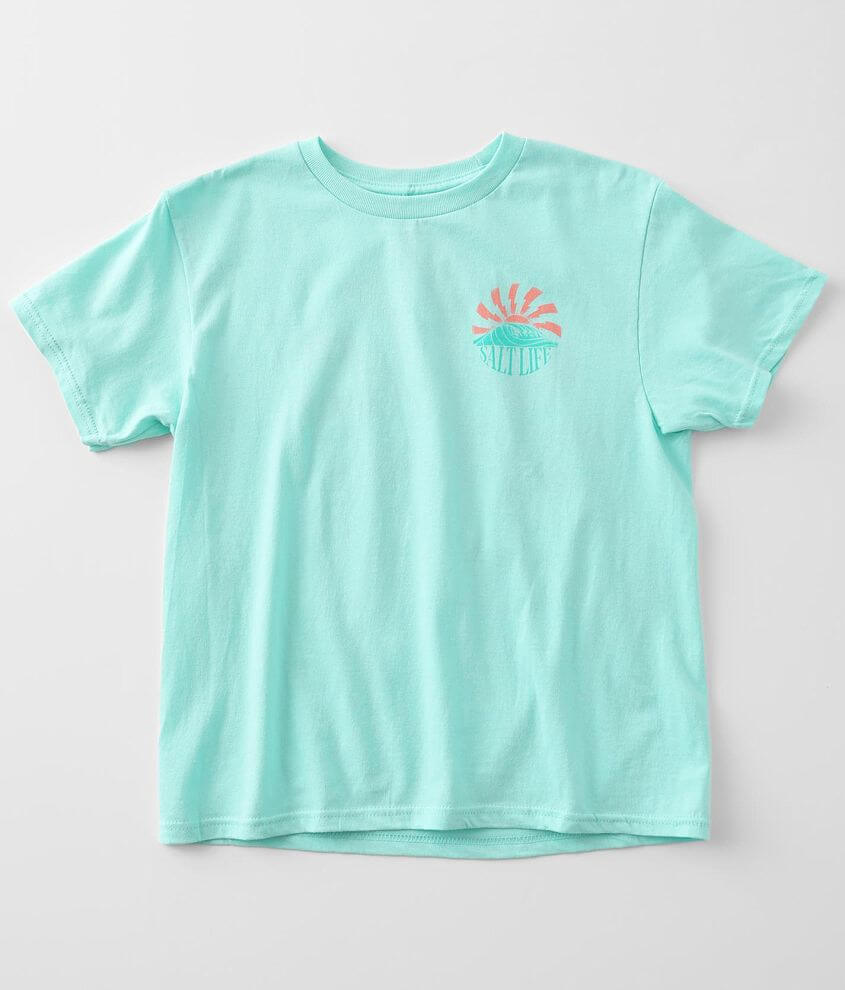 Girls - Salt Life Rising Sunrays T-Shirt front view