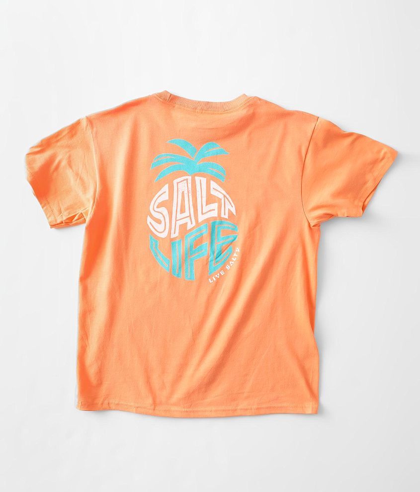 Girls - Salt Life Salty Crown T-Shirt - Girl's T-Shirts in Grapefruit ...