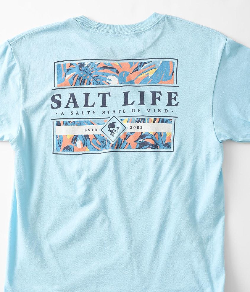 Girls - Salt Life Loungin' Badge T-Shirt front view