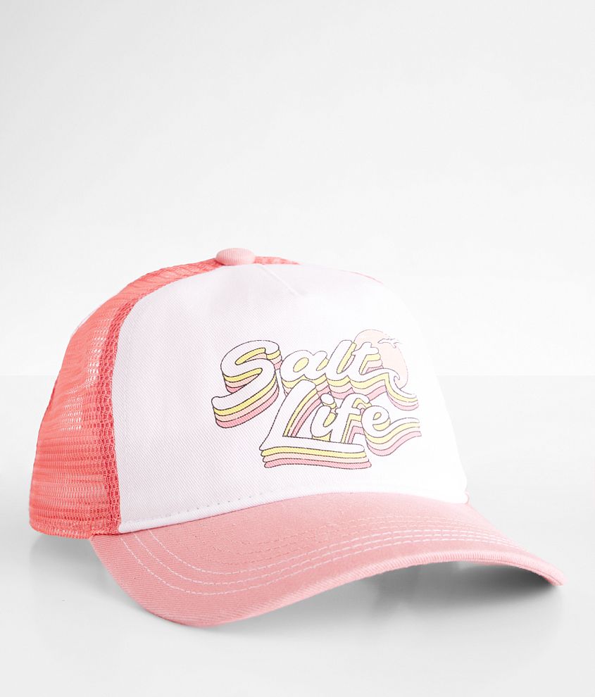 Girls - Salt Life Renew Baseball Hat - Pink/White
