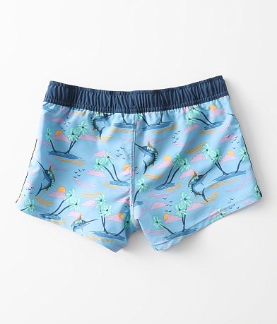 Salt Life Girls - Marlin Oasis SLX Performance Boardshort BACK