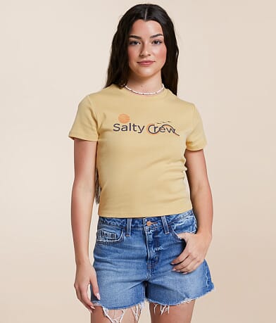Salty Crew Sunny Side Baby T-Shirt front view