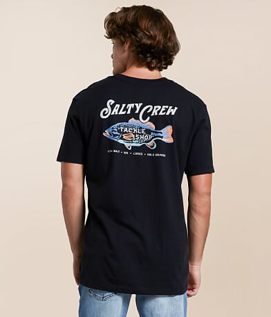 Salty Crew Tackle Shop T-Shirt front view