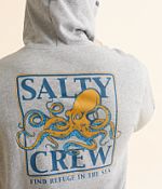 Salty Crew Men's Ink Slinger Fleece Hoodie | Screen Print Hooded Sweatshirt With Kangaroo Pocket