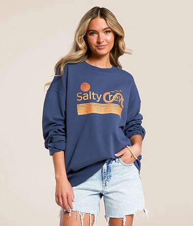 Salty Crew Sunny Side Oversized Pullover front view