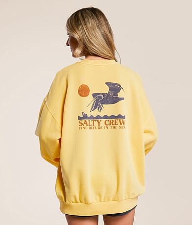 Salty Crew Lunch Time Oversized Pullover front view