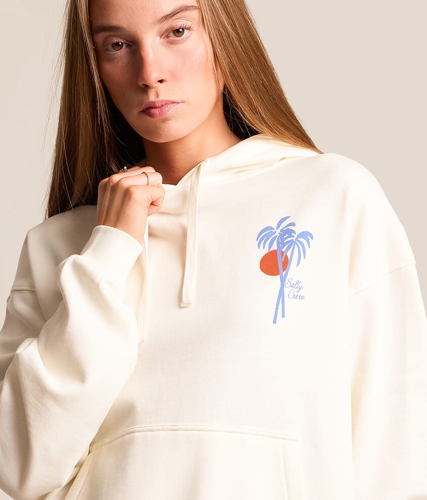 Geo Palm Hooded Sweatshirt - thumbnail 4