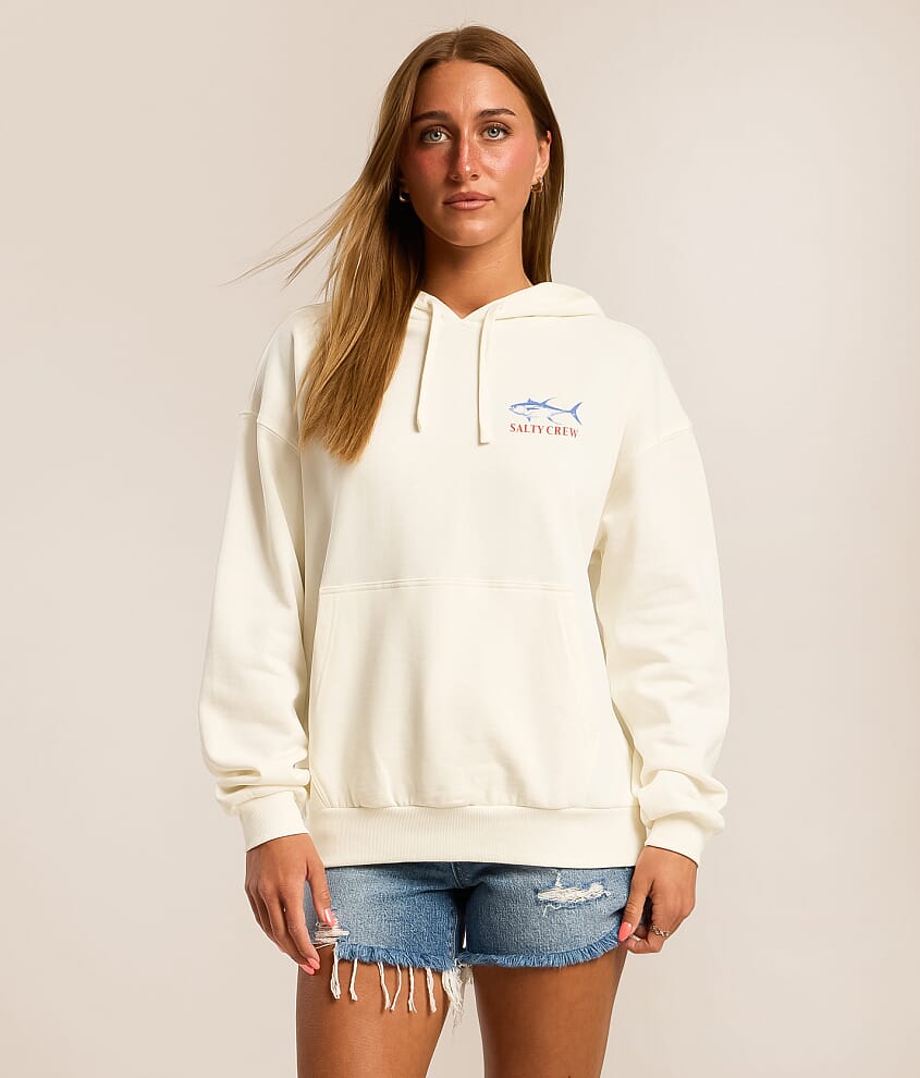 Overlay Hooded Sweatshirt