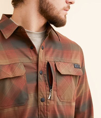 Salty Crew Fathom Tech Flannel Stretch Shirt misc detail 1 view