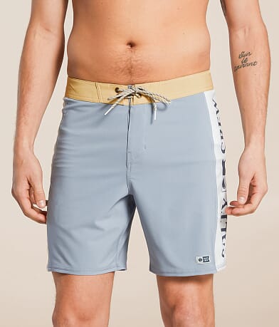 Salty Crew Sidebar Stretch Boardshort front view