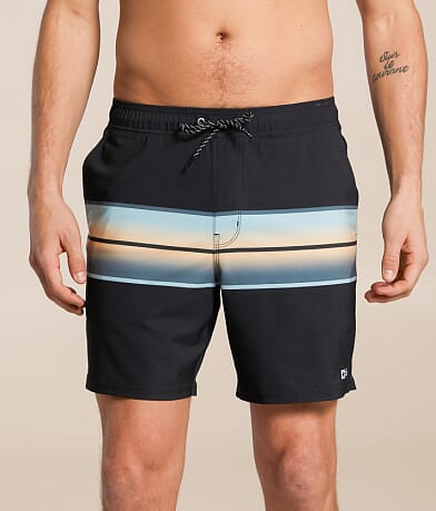 Salty Crew Sunup Volley Stretch Swim Trunks front view