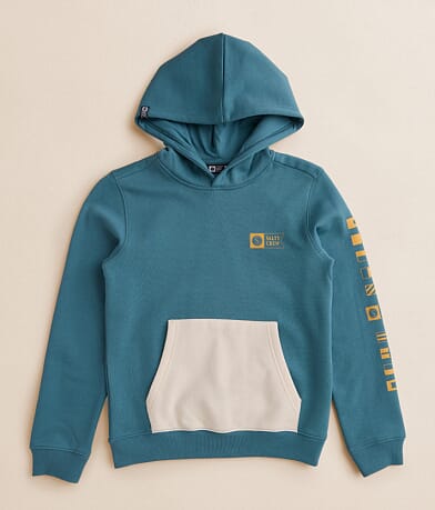 Salty Crew Boys - Alpha Color Block Hooded Sweatshirt front view
