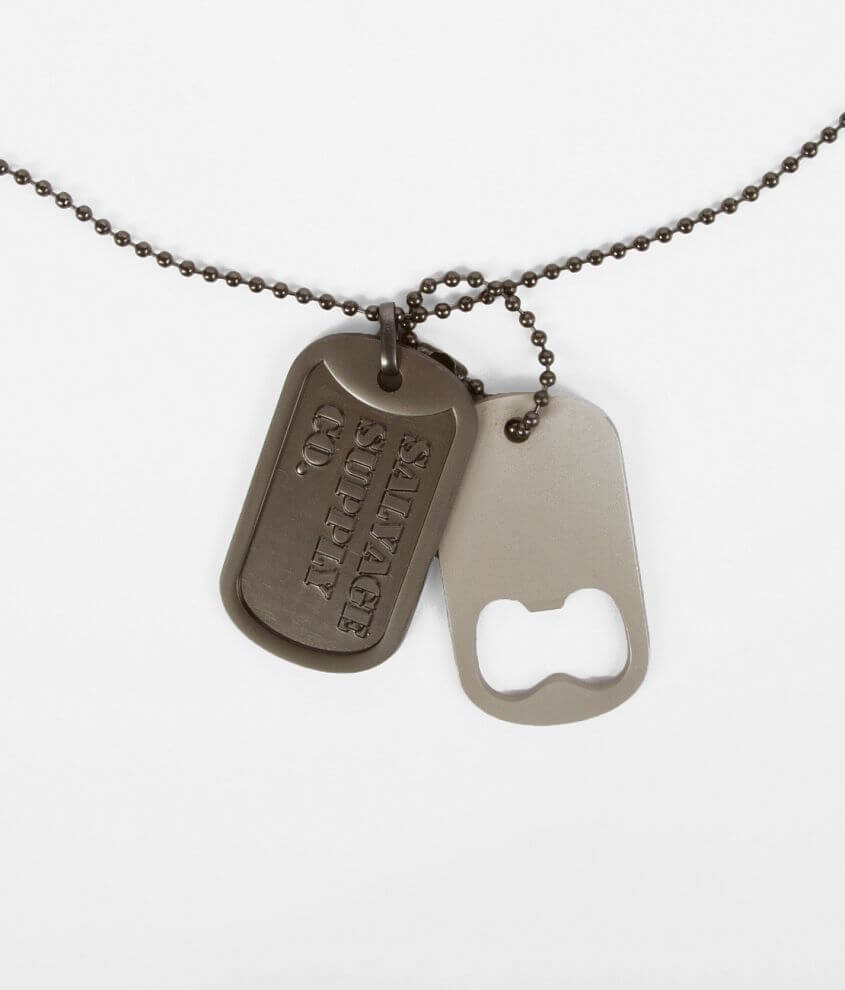 BKE Dog Tag Necklace front view