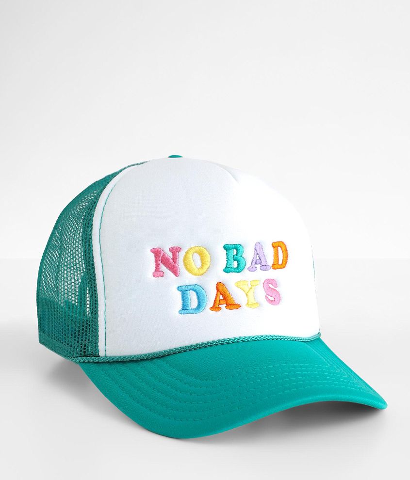 MADLEY&#46; No Bad Days Trucker Hat front view