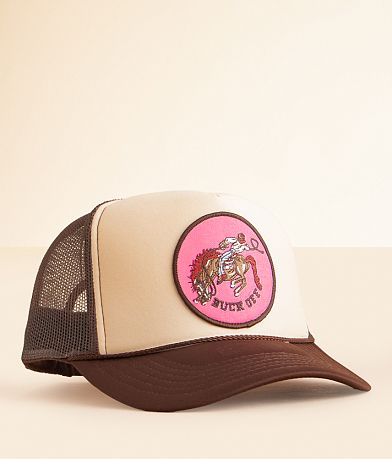 MADLEY. Buck Off Trucker Hat front view