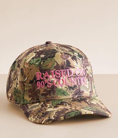 MADLEY. 90's Country Camo Baseball Hat front view