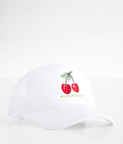 MADLEY. Make Life Sweet Trucker Hat front view