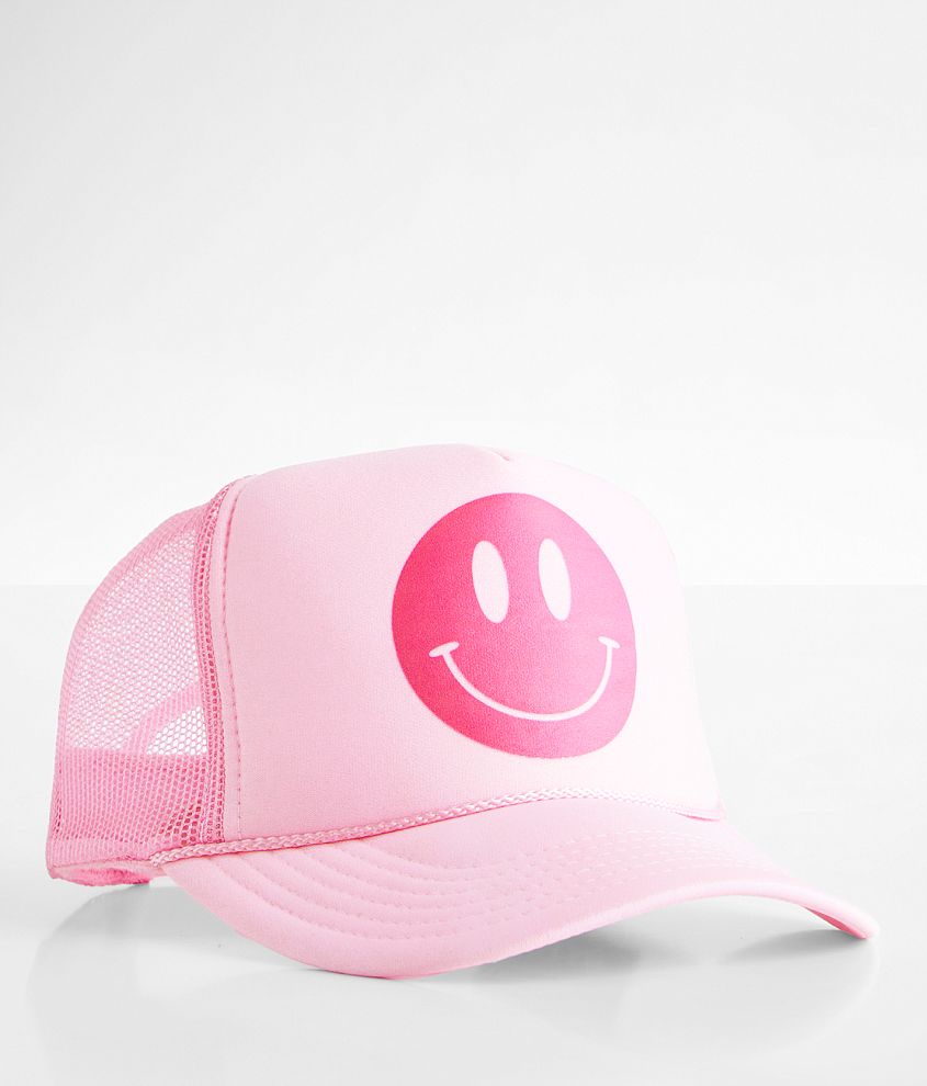 MADLEY. Smiley Trucker Hat front view