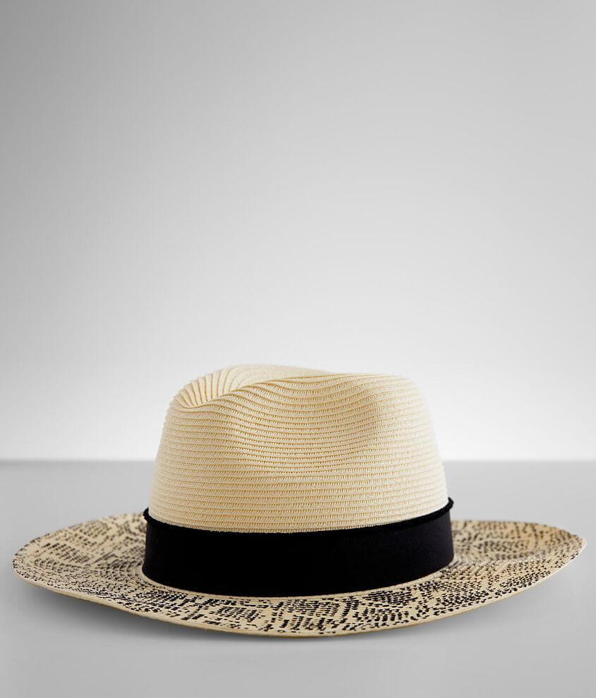 Men's Beach Hat Summer Panama Cap Casual Trilby Fedora Hat Male Straw Hat  UV Protection Wide Brim Sombrero (Beige)