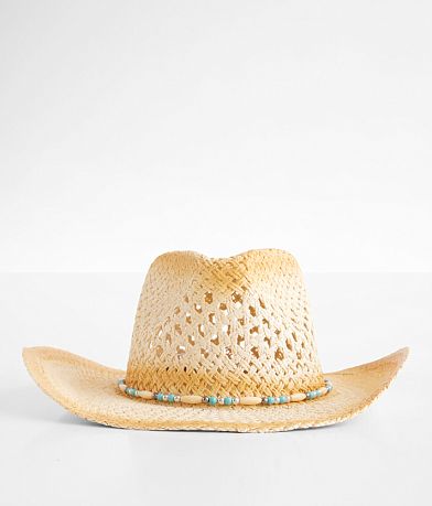 San Diego Hat Company Beaded Cowboy Hat front view