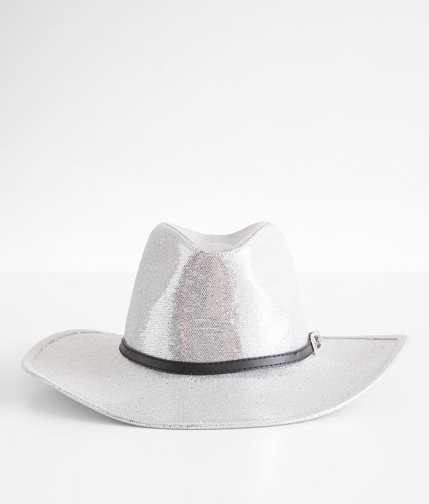 San Diego Hat Company Women\'s Crocheted Raffia Cow RAFFIA CROCHET COWBOY HAT – Velvet by Graham & Spencer main image 3
