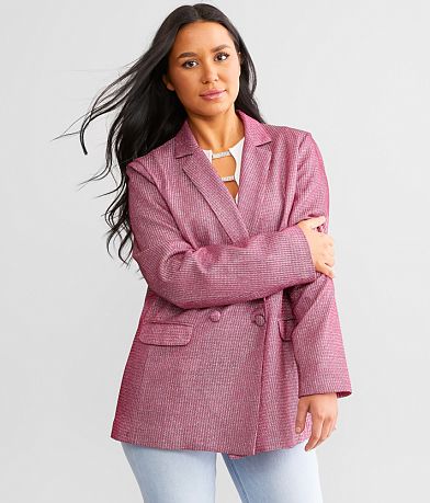 Know One Cares Metallic Blazer FULL_RIGHT_SIDE