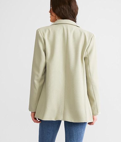 Know One Cares Oversized Blazer back view