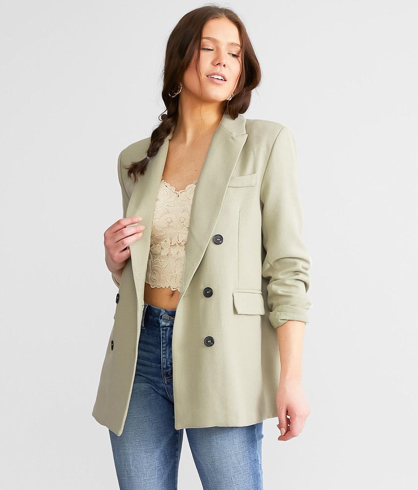 Know One Cares Oversized Blazer front view