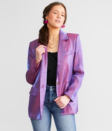 Know One Cares Iridescent Blazer FULL_LEFT_SIDE