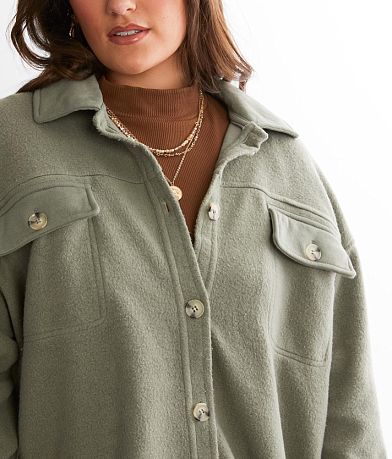 CoffeeShop Fleece Shacket MISC_DETAIL_1