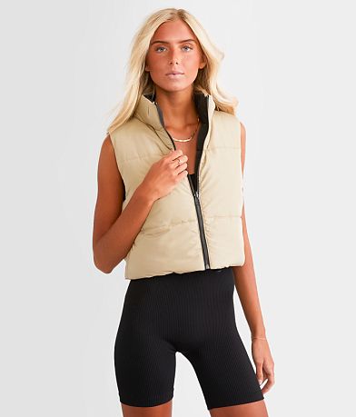 BKE Reversible Cropped Puffer Vest MISC_DETAIL_2