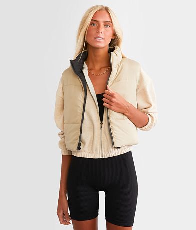 BKE Reversible Cropped Puffer Vest MISC_DETAIL_3