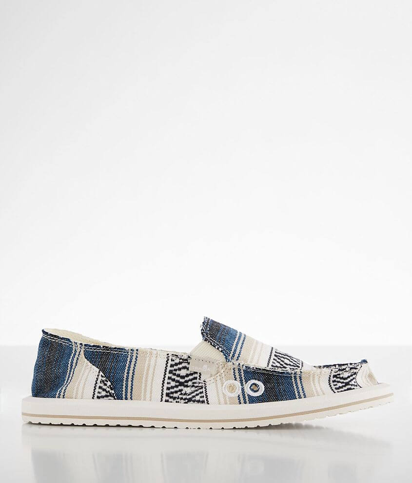 Sanuk Donna Blanket Shoe - Women's Shoes in Blue Tan Multi