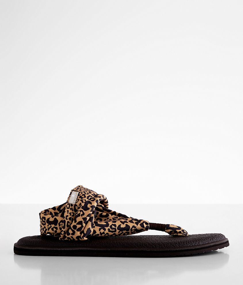 Sanuk Yoga Sling 2 Flip - Women's Shoes in Leopard
