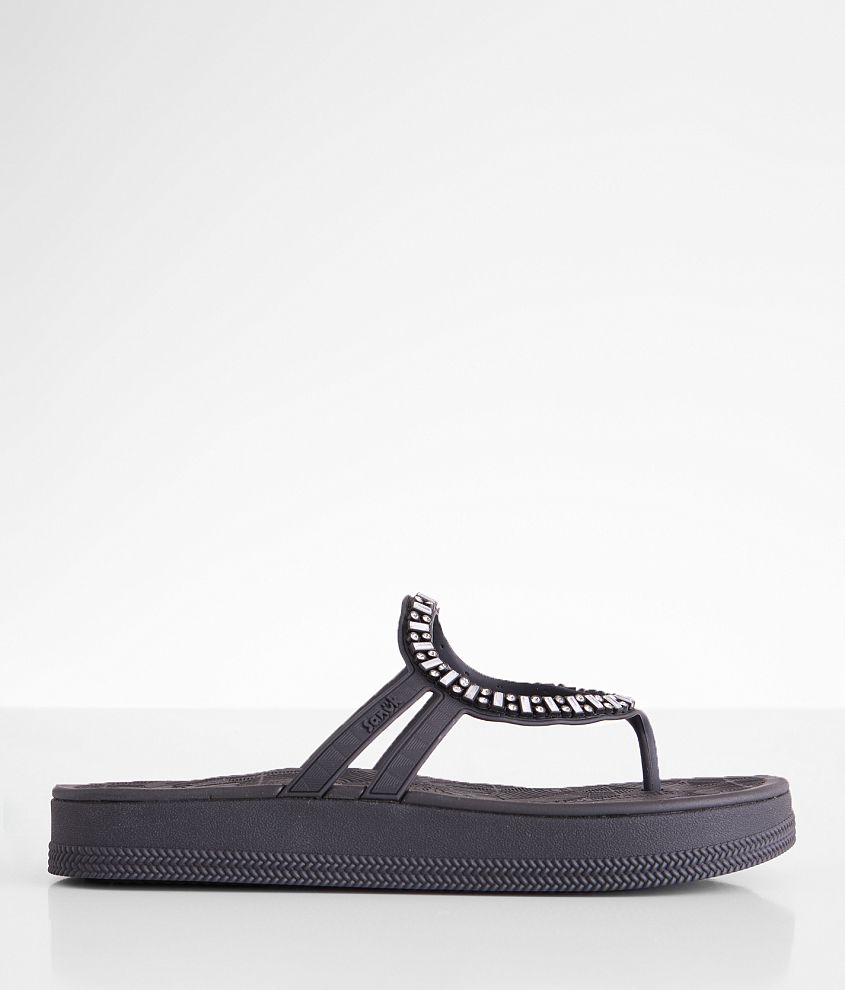 Sanuk Sunshine Flatform Sandal - Women's Shoes in Black