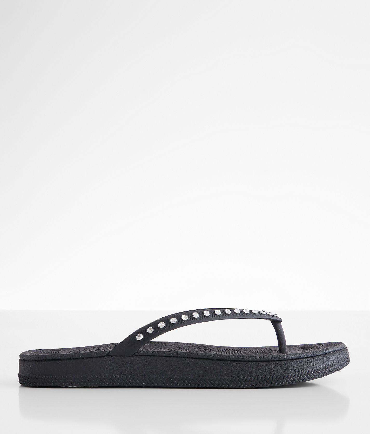 Sanuk Funshine Flip Women s Shoes in Black Buckle