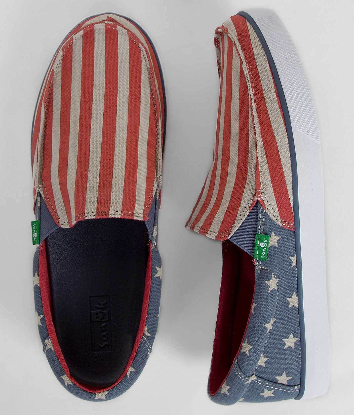 Sanuk Sideline Patriot Shoe - Men's Shoes in American Flag