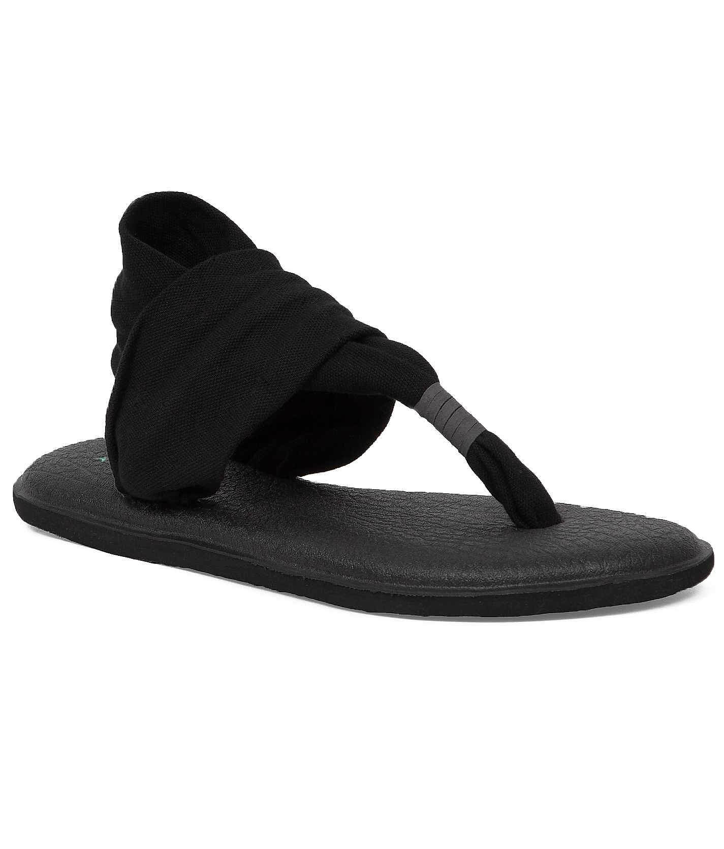 sanuk yoga sling black