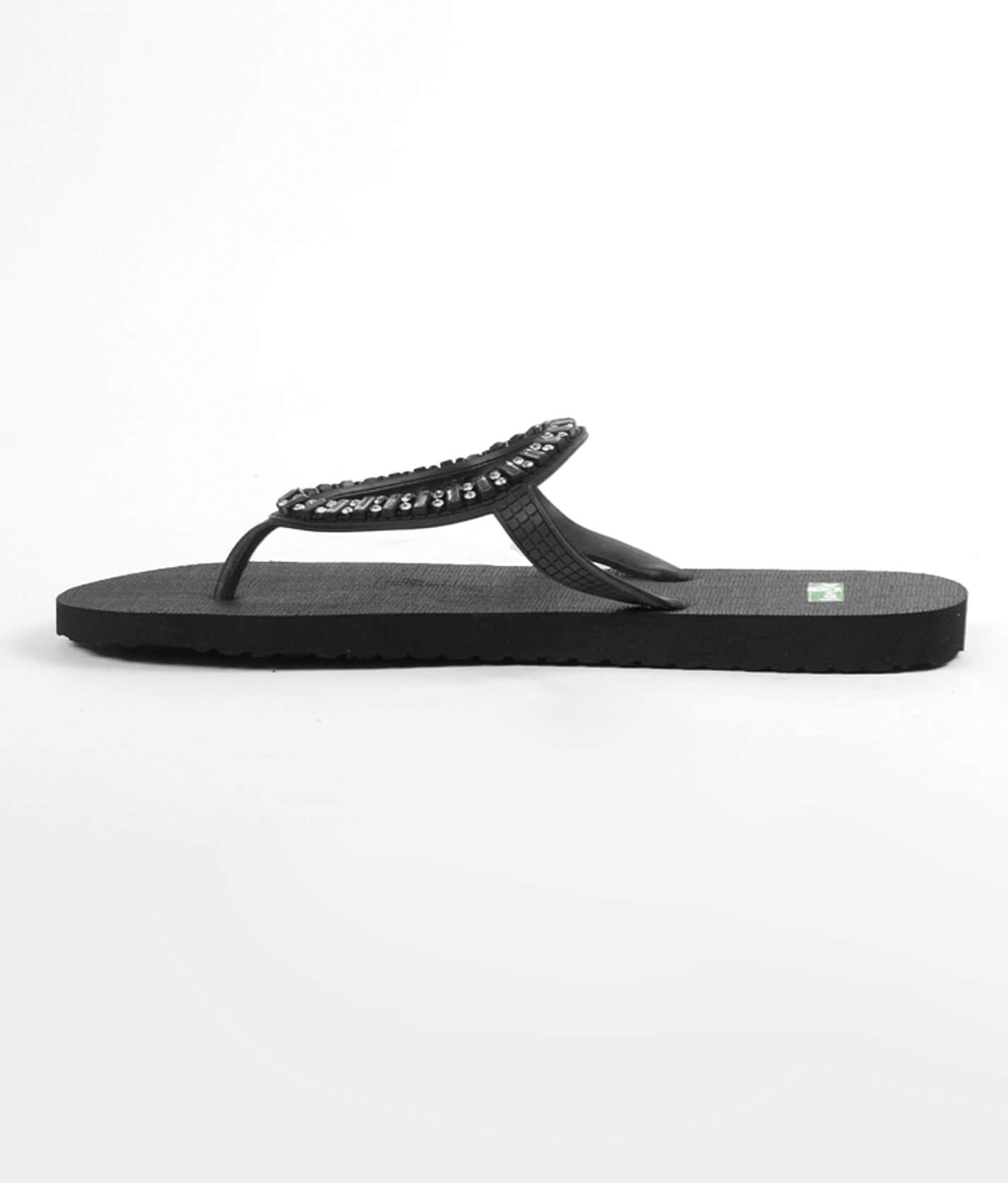 sanuk rhinestone flip flops