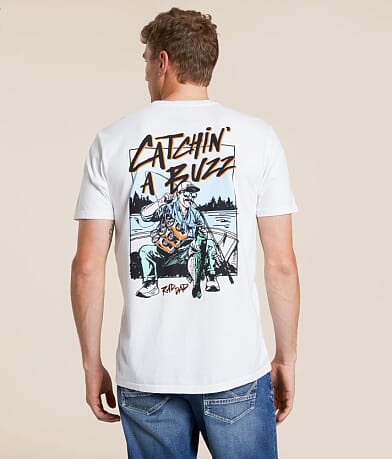 Rad Dad Catching A Buzz T-Shirt front view