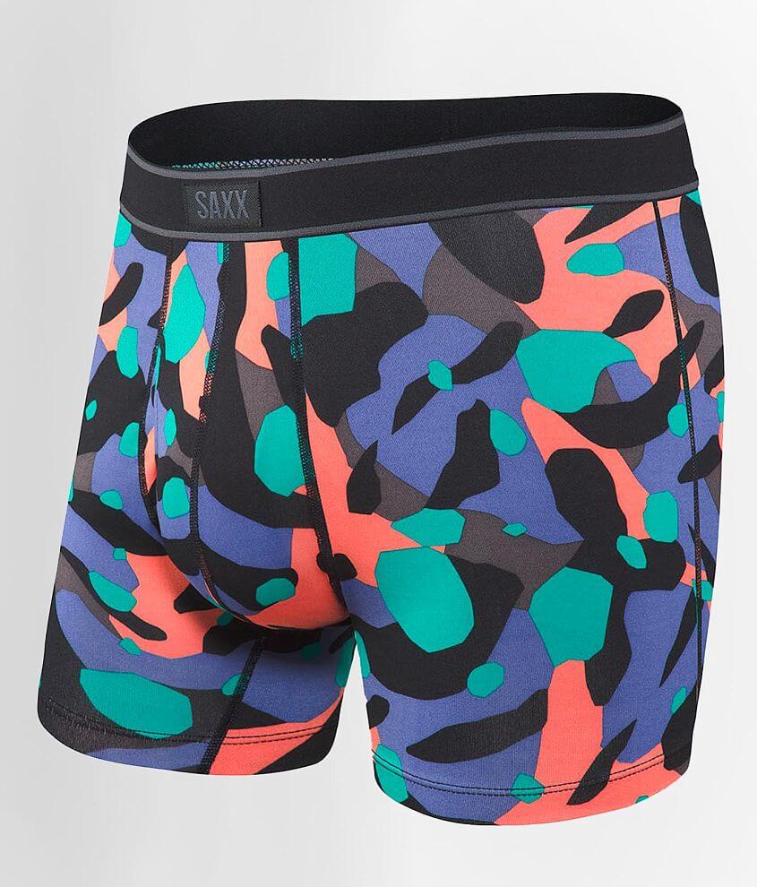 SAXX Daytripper Stretch Boxer Briefs Men's Boxers in Blue Paper Cut