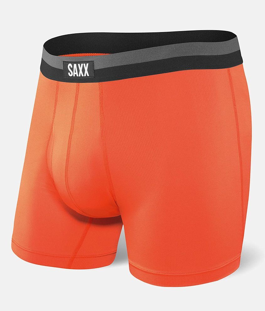 SAXX Sport Mesh Stretch Boxer Briefs front view