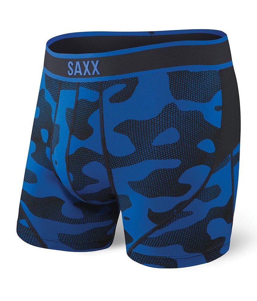 SAXX Kinetic Stretch Boxer Briefs - Men's Boxers in Blue Melt | Buckle