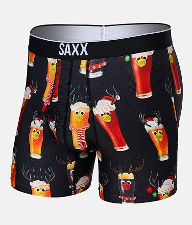 SAXX Volt Stretch Boxer Briefs front view