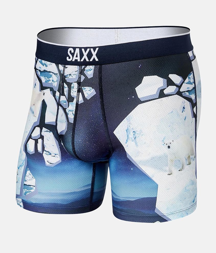 SAXX Volt Stretch Boxer Briefs - Men's Boxers in Polar Ice