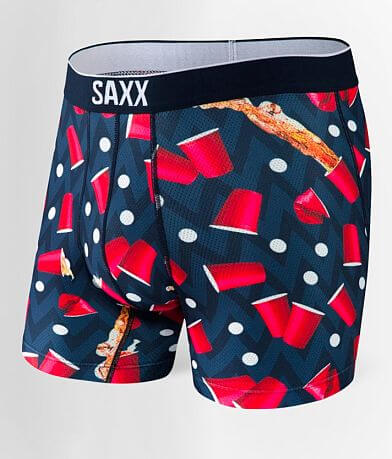 Saxx Underwear Men's Daytripper Boxer Brief with Fly - 2 Pack in Black  (SXPP2A), Size Large