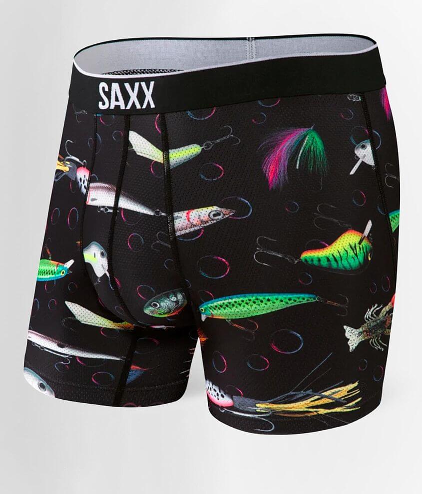 SAXX Volt Stretch Boxer Briefs - Men's Boxers in Fishing Lures