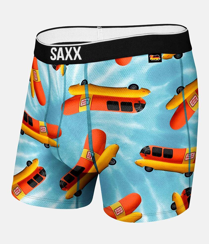 SAXX Oscar Mayer™ Volt Stretch Boxer Briefs - Men's Boxers in Wienermobile  Tie Dye