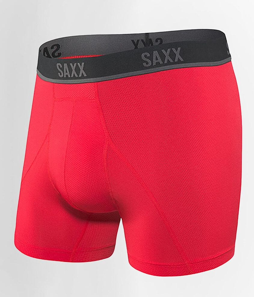 SAXX Kinetic HD Stretch Boxer Briefs - Men's Boxers in Red